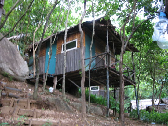 Unsere klapprige Huette.