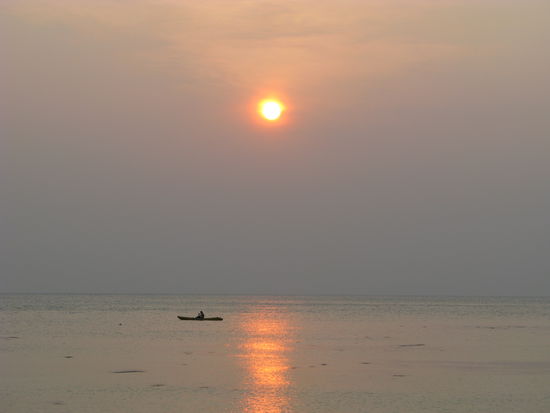 Idyllische Kajakfahrt...