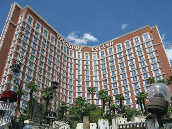 Im "Treasure Island" weilten wir für zwei Nächte.