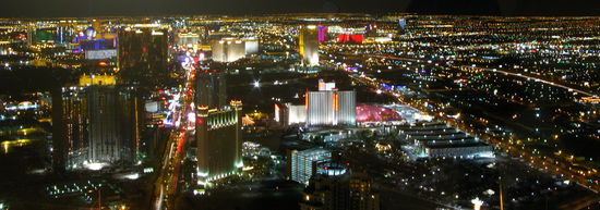...von wo man über ganz Las Vegas sehen konnte!