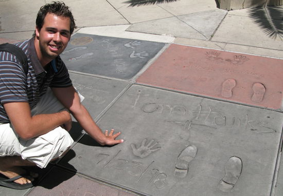 Celo auf den Spuren von Tom Hanks.