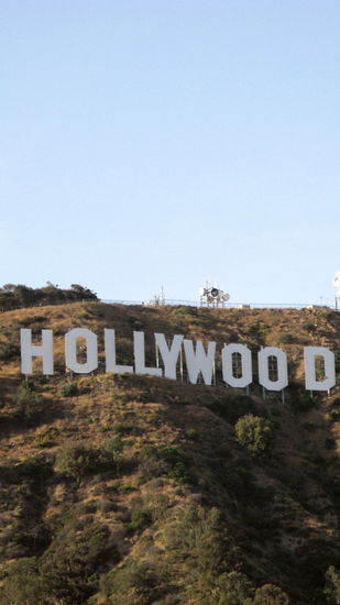Das "Hollywood-Zeichen", welches man von jedem Film her kennt...