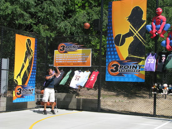 Zur Abwechslung mal ein wenig Basketball. Konzentration pur!