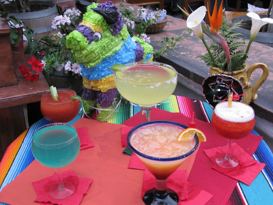 Die Auswahl an Margaritas war auch nicht gerade klein...