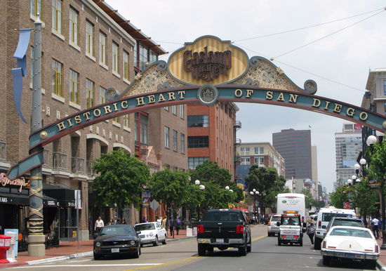 Das historische "Gaslampenquartier".