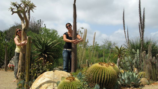 Martina &amp; Fränzi mit den stacheligen Freunden.