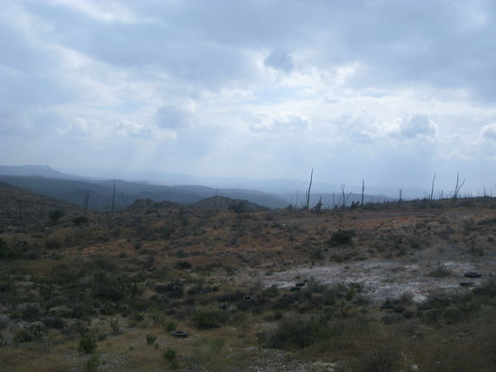 Durch die mystische &amp; trockene Wüstenlandschaft gehts los Richtung Süden...