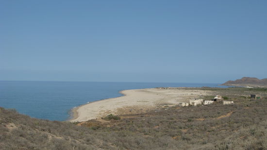 Zum abgelegenen Strand "Cabo Pulmo" ging es 15 Kilometer über eine holprige Schotterpiste...