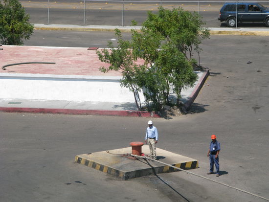 ...kurz vor der Abfahrt.