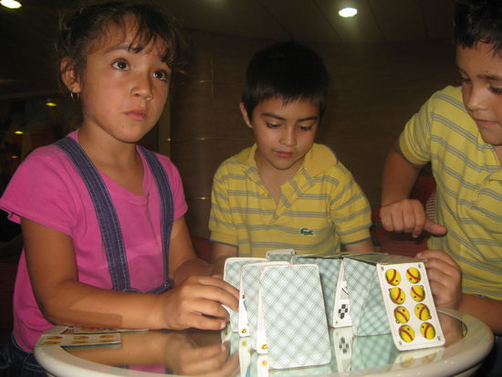 ...die mexikanischen Kinder waren mit voller Eifer am "werken". Süss! 