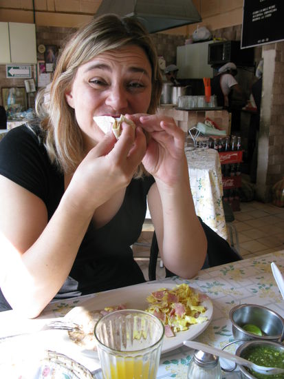 ...aber wir ihr sehen könnt, hat es uns geschmeckt! 