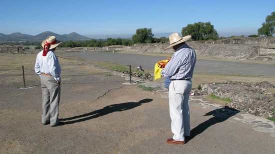 Nicht nur Touristen, sondern auch Mexikaner sind hier unterwegs.