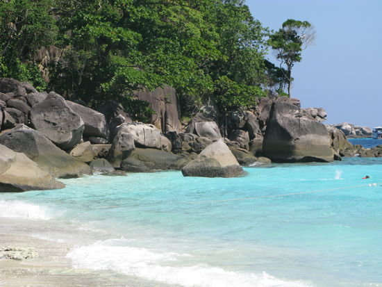 Einsame Spitze fuers Schnorcheln!