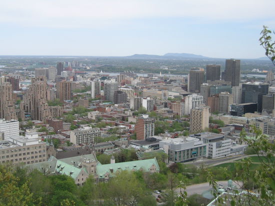 dann der Blick auf old Montreal