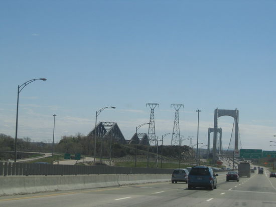 Ueber viele Bruecken musst du gehen, wenn du Quebek verlassen willst.