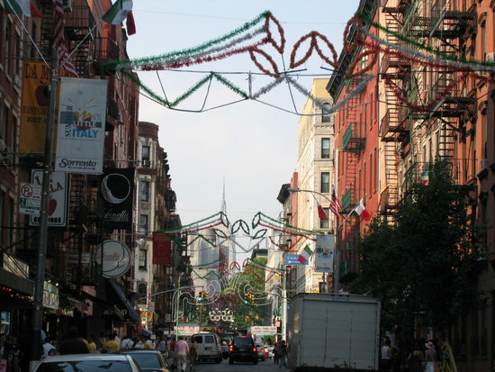 Vorbei gekommen bin ich auch in Little Italy