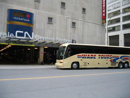 Zwar nicht mit dem Zug, aber am Bahnhof trotzdem gut angekommen