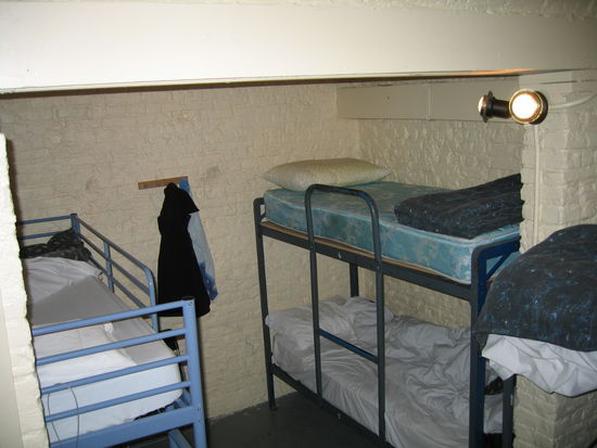 und mein Bett war gleich links obere Etage