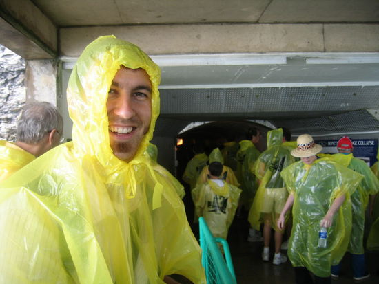 Auf den Wegen rund um die Wasserfaelle begleitete mich Eric ein deutscher Student aus dem Ruhrgebiet