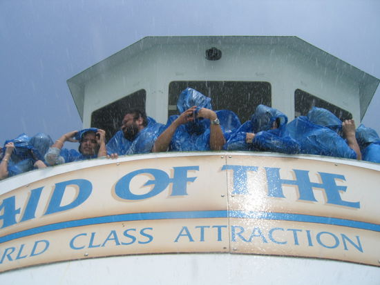 Heftiger Wind und ins Gesicht peitschendes Wasser, ist ein Kampf, dem hier jeder ausgesetzt ist