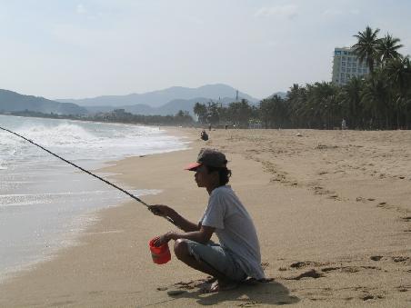Fischer an meinem Strand, wo gibt es das noch?