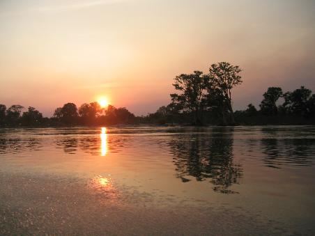 Zur Krönung des heutigen Tages ein Sonnenuntergang wie er im Buche steht