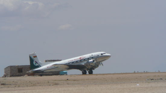 Macht sich einmal in der Woche auf den Weg nach La Paz(mutig find ich).