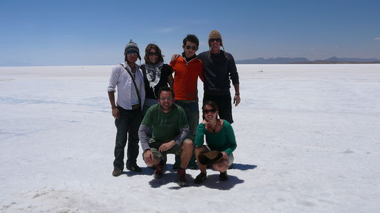 Die ganze Manschaft mit mir ganz rechts als ich noch laenger als 5 min am Stueck stehen kann.