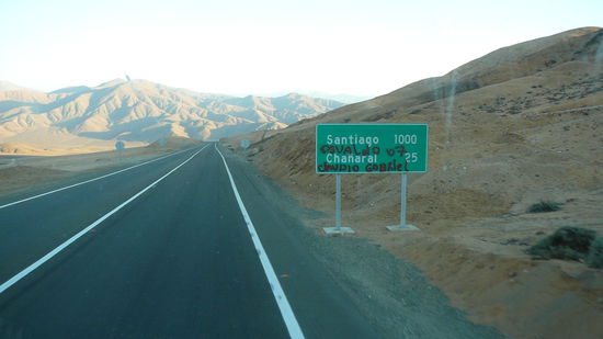 Einmal Brummi fahren und schon........fast in Santiago 