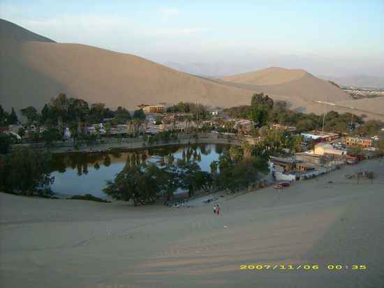 Huacachina - Oase und Bagpackerhochburg
