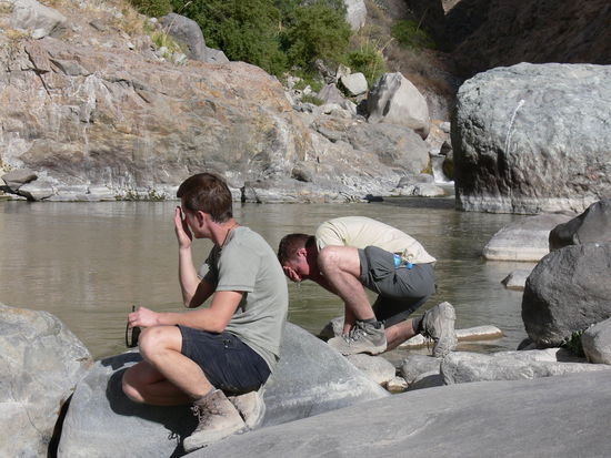 kurze Erholungspause am tiefsten Punkt