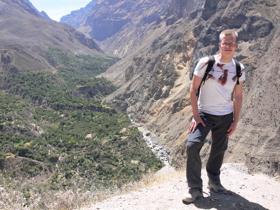 die Oase "Sangalle" liegt in greifbarer Naehe