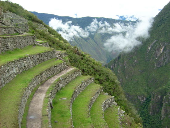 Terrassen ins Nichts...