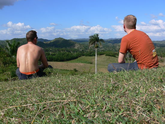 Weitsicht, zum Glück hatten wir uns leicht verfahren