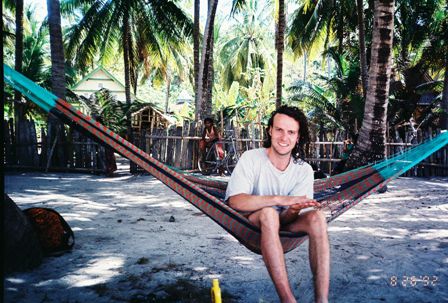 Tom mit seiner Haengematte
