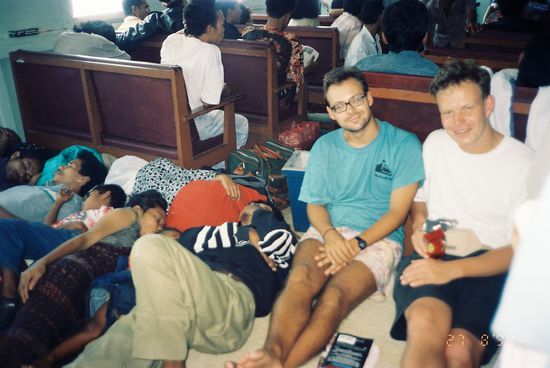 naja, viel Platz gabs nicht, aber ok!