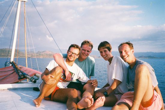 ich, Jan, Uli und Frank