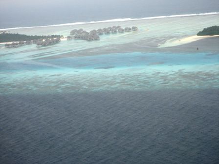 die Lagoon Suites von oben...