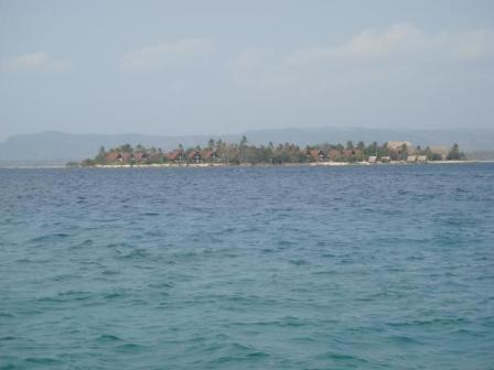 die winzige Insel Umang