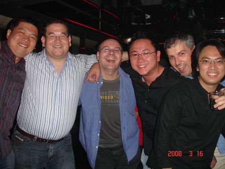 Jerry, Gerhard, ich, Alex, Ferdi und John