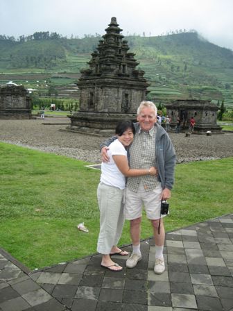 beim Dieng Plateau, kurz vorm Regen