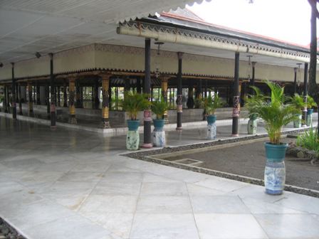 im Palast von Yogya