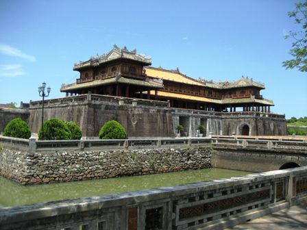 Forbidden city in Hue Zitadelle