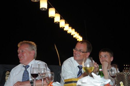 Papa, Olaf und Calvin