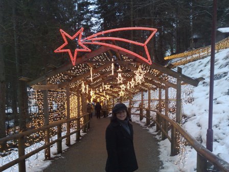 in Triberg auf dem Lichterfest