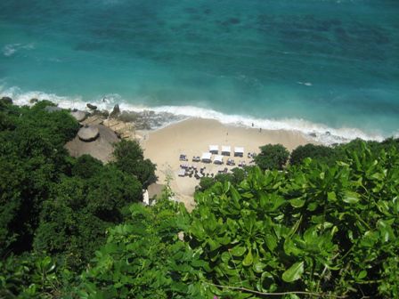 Strand von oben