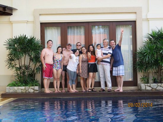 The "Gang": Alex, Jessy, myself, Magda, Gerhard, Alisha, Kratai, Emma, Ferdi und Patrick