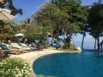 unser Hotel Pool in Lovina