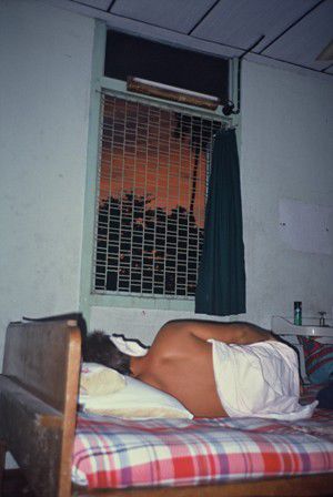 beim gescheiterten Versuch ohne Ventilator zu schlafen...