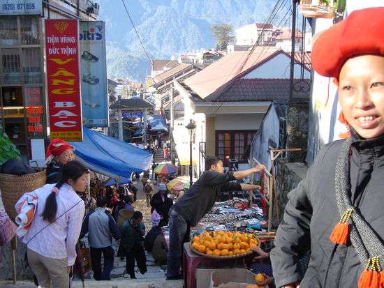 Strasse in Sapa